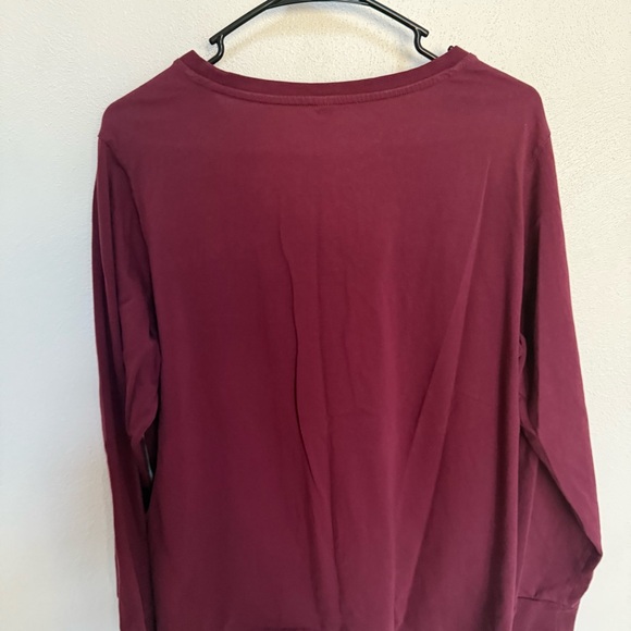 Adidas Maroon Long Sleeve Top - Picture 5 of 8